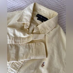 Ralph Lauren Light Yellow Button Down